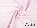 Sunflower King Pillowcases Set of 2, 100% Cotton King Pillow Cases 2, 20×40 inches Light Pink, Soft and Breathable