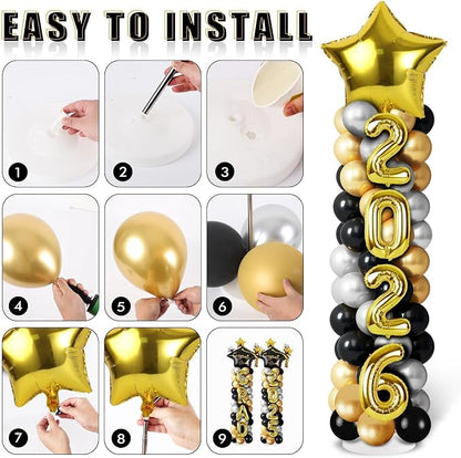 2 Sets Graduation Balloon Column Stand Kits - Image 5