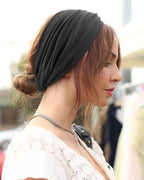 Extra Wide Headbands for Women Large Turban Headband Non Slip Boho Elastic Hairband Hair Twisted Knot Head Bands Accessories