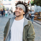 6 Pieces Unisex Dreadlocks Accessories - Spandex Tube Caps, Elastic Long Hair Wraps, Headbands for Men and Women, 6 Retro Colors