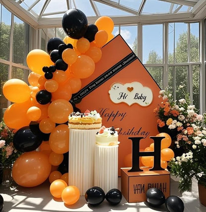 Orange Balloons 145pcs Different Sizes 18 12 10 5 Inch Arch Kit Garland - Image 6