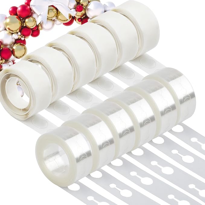 Balloon Arch Kit 98.5ft Balloon Tape & 600pcs Balloon Glue Point by MDOZQ
