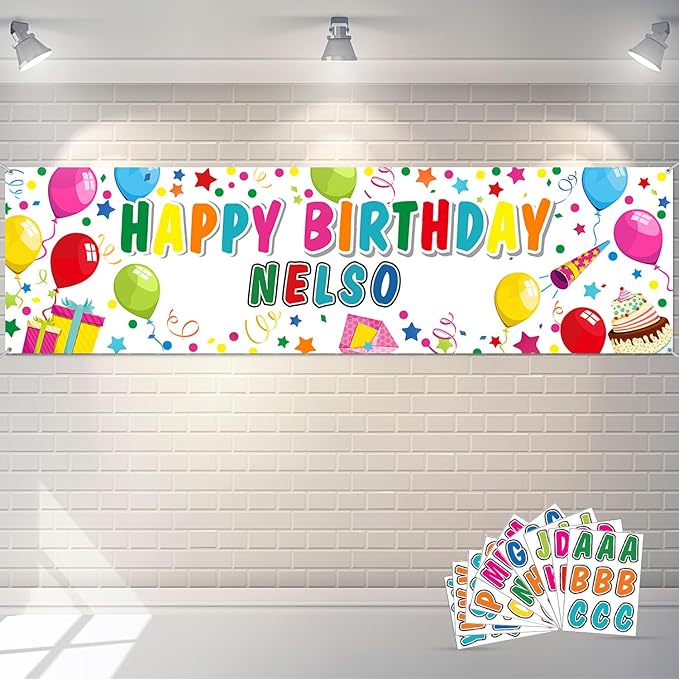 Tatuo Personalized Birthday Banner by Tatuo