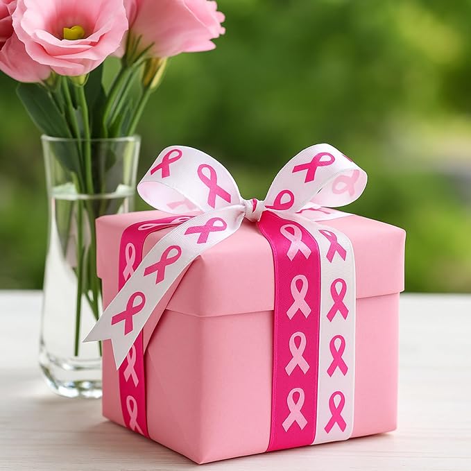 Breast Cancer Awareness Ribbons, 2 Rolls Breast Cancer Ribbons - Image 5