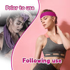 8PCS Workout Headbands for Women Non Slip, Elastic Thick Head Bands, Stretchy Soft Wide Headbands for Women Men for Running, Workouts, Yoga, Daily Use