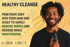 Lion Locs Shampoo and Conditioner for Dreads, Sisterlocks, Locks, & Dreadlocks | Lightweight Vegan Co Wash (8oz)