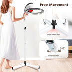 Stand Hair Dryer, 360° Orbiting Rotating Hair Processor, 950W 110V Salon Drying Perming Machine Multifunctional Adjustable Hair Steamer Salon Hair Equipment for Scalp Care, Permed Colored Hair
