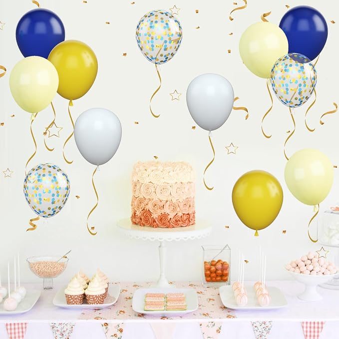 Blue and Yellow Balloons Set - Image 6