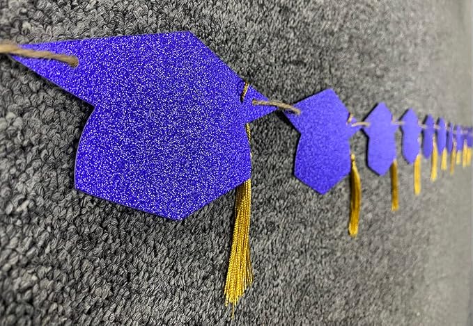 Graduation Decorations Class of 2026 Glitter Congrats Grad Graduation - Image 4