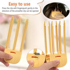 2PCS Hair Volume Clips Root Booster Clips For Women Hair Volume Clip Styling Tools Yellow