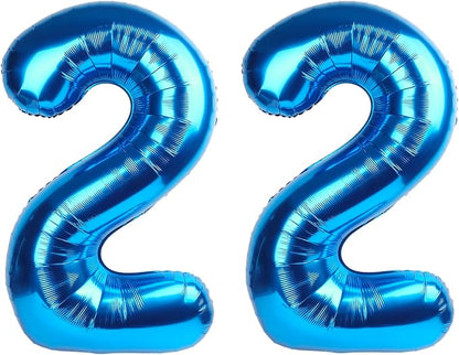 Number Balloons 22 Balloon Dark Blue by Enyeopd