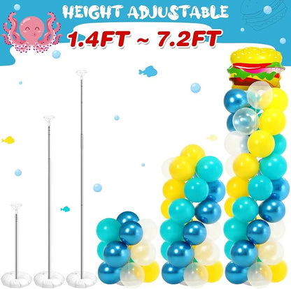 Hungdao 2 Sets Sponge Balloon Column Stand Kit - Image 6