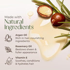 Light Brown Hair Dye Shampoo with Argan Oil, 3-in-1 Long-Lasting Formula for Men & Women, Easy to Use, 16.9 Fl Oz