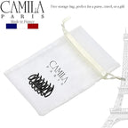 Camila Paris CP3522 French Small Hair Clips for Women Thick Hair for Long Curly Wavy Hair, Girls Hair Claw Clip, Durable Styling Big Claw Clip for Thick Hair, Strong Hold No Slip Grip, Made in France