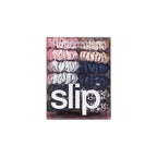 slip Minnie Scrunchies Classic | Pure Silk Scrunchies Set | 100% Mulberry Silk, Anti-Crease, Gentle on Hair, Reduces Breakage | Set of 6 Classic Colors | Stylish, Durable, Ideal for All Hair Types