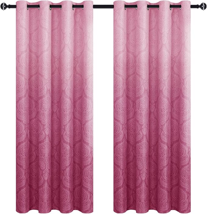 DWCN Ombre Blackout Curtains for Living Room - Image 7