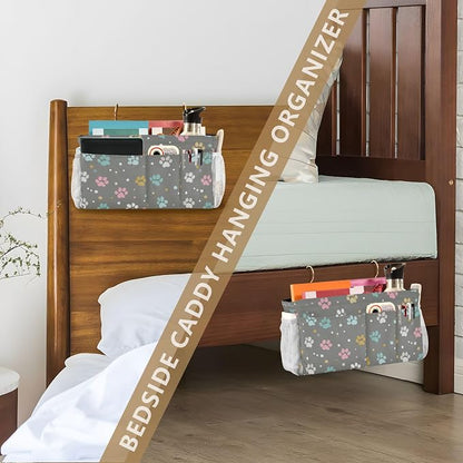 Bedside Caddy Hanging Bunk Bed Caddy Bed Organizer Hanging Pocket - Image 7