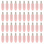No Crease Hair Clips Makeup Pin Curl Clip Bulk 40Pcs Multicolor No Bend Dent Bang Creaseless Hair Clips for Makeup Application Bangs Hairpin Setting Pins Clip for Women Styling (M.Pink)