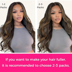 Lashey Seamless Clip in Hair Extensions Human Hair 130g 9pcs 14 Inch Body Wave Natural Black Mixed Chestnut Brown Clip in Hair Extensions for Women