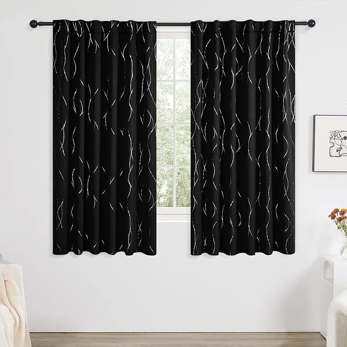 Deconovo Blackout Back Tab Curtains - Image 2