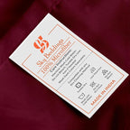 SKY BEDDINGS King Pillowcase Set of 2 - Soft Brushed Microfiber Pillow Cases with Envelope Clouser - Wrinkle-Free, Fade-Resistant Pillow Covers - 20 x 40 Inches, Burgundy
