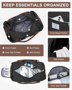 Gym Bag Womens,Travel Duffel Carry on Bag Sport Tote Bag Weekend Overnight Bag
