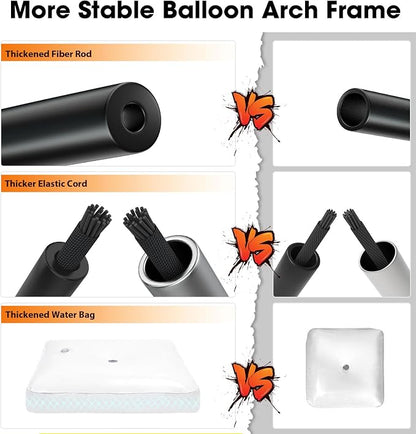 Chamvis Balloon Arch Kit, 9FT Height & 10FT Width Adjustable Balloon Arch Stand - Image 2