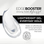 Style Factor EDGE BOOSTER® Strong Hold Styling Gel | Alcohol-Free Hair Gel with Camellia Sinensis Seed Oil for Curly, Wavy & Sleek Styles | Frizz Control, Long-Lasting and Flexible Hold (16.9oz)