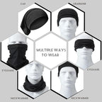 SATINIOR 6 Pcs Spandex Dreadlock Cap Dreadlock Tube Bands Unisex Men Women Elastic Hair Dreads Head Wraps Headbands for Dreads Accessories, 6 Colors(Dark Color)