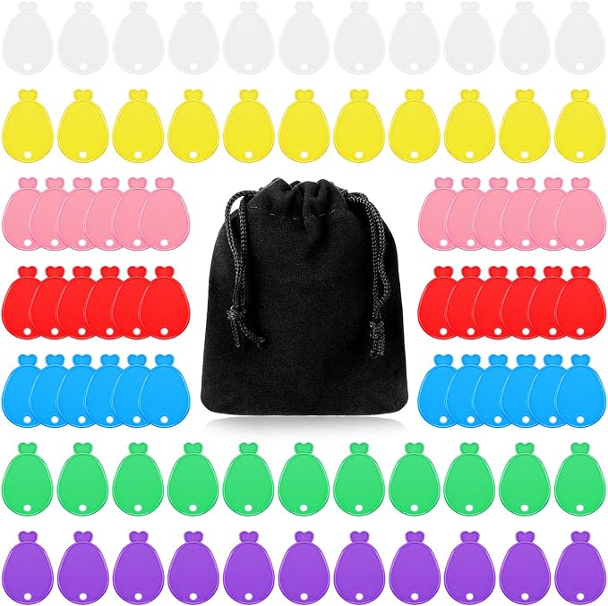 Lenwen 80 Pcs Balloon Weights Plastic Colorful Weights by Lenwen