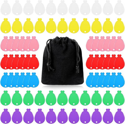 Lenwen 80 Pcs Balloon Weights Plastic Colorful Weights by Lenwen