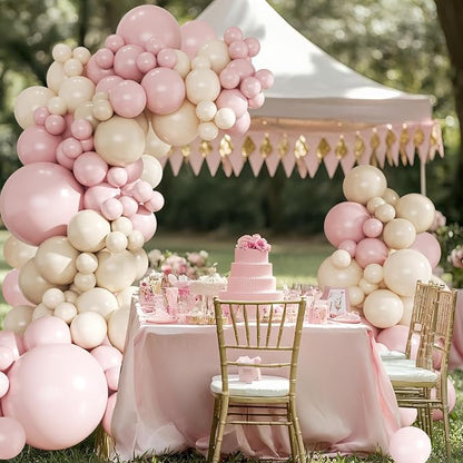 Dusty Pink Balloon Arch Garland Kit - Image 2