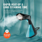 PurSteam Handheld Garment Steamer for Clothes – Powerful Wrinkle Remover with 3 Steam Settings, Large Removable Water Tank, and Fast Heat-Up – Portable Fabric Steamer for Home & Travel