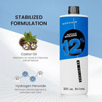 MOEHAIR Hair Developer 12% Hydrogen Peroxide | 40 Volume Developer | Lifts up to 6 Levels | Professional-Use 40V Developer | High Lifting Action | Paraben-Free | Peach Fragrance – 32 Fl. Oz