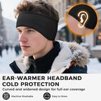 Winter Warmers Headbands for Women Men Soft Cold Weather Ear Headband Fleece Ear Muffs for Running Cycling Ski Hike