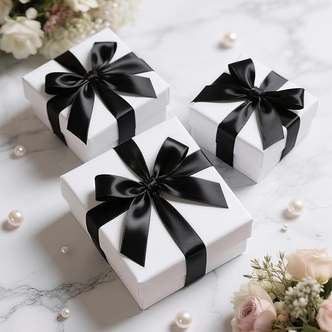 KINGLAKE Black Satin Ribbon - Image 4