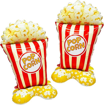 2Pcs Popcorn Balloons, Popcorn Balloon Arch Decor, Giant 44.5 Inch Standing by Unknown