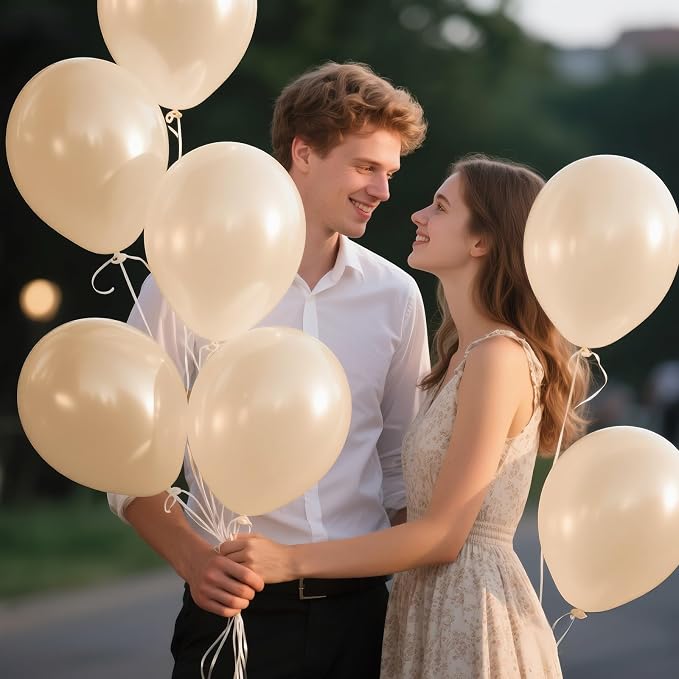 Sand White Balloon Arch Kit 111Pcs 18 12 5 Inch Latex Party Balloons Garland - Image 8
