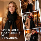 EN'DA professional Heated Scarf for Women and Men with Rechargeable Battery, Winter Electric Scarf for Cold Weather