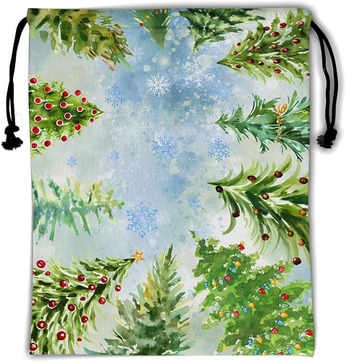 Watercolor Winter Trees Grips Bag by Giwawa