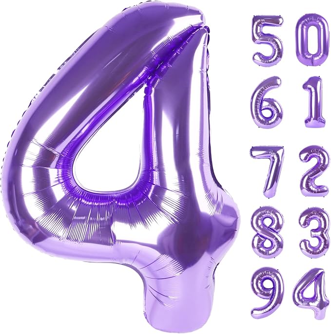 Purple 4 Balloon by IWERP