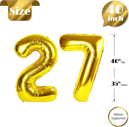 Gold 27 Balloon - Image 6