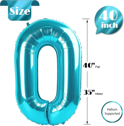 LightBlue 0 Balloon - Image 5
