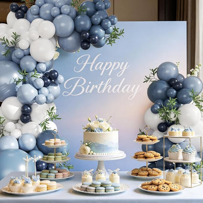 Navy Blue Balloon Arch Kit for Blueberry Baby Shower Birthday Decorations | - Image 4