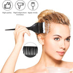 3Pcs Professional Salon Hair Color Applicator Kit - Hair Tint Dyeing Brush Set for Coloring and Dyeing