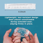400 Pack Disposable Waterproof Ear Covers for Shower, Swimming & Hair Dye - Elastic Clear Plastic Ear Caps for Salon, Travel, Adults & Daily Use