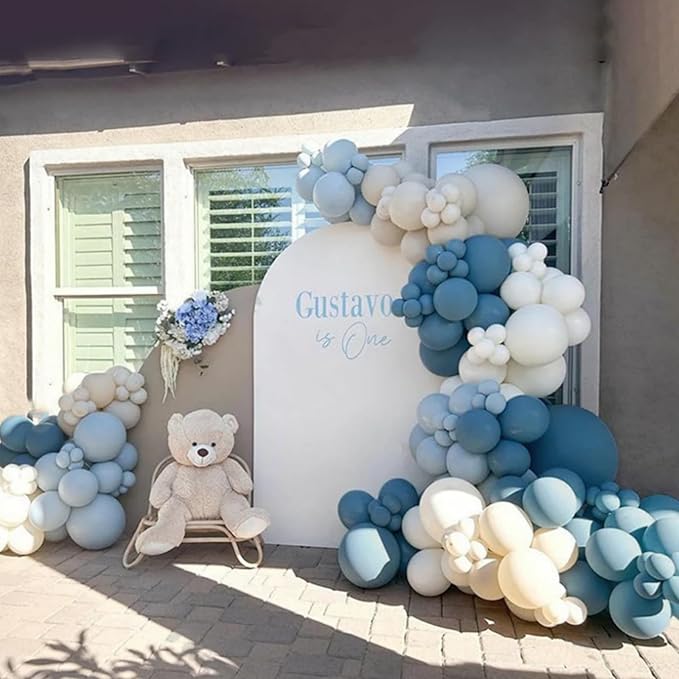 Dusty Blue Balloon Garland Kit - Image 5