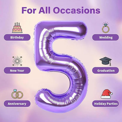 Number Balloons for Birthday Decorations - Image 5