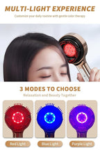All-in-One Upgrade – 3-in-1 Electric Scalp Comb with Oil Applicator, Detangling Hair Brush, IPX7 Waterproof, Cordless Portable Design