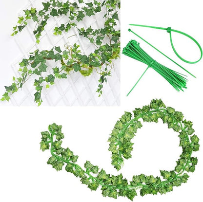 Comtelek 504 FT Artificial Ivy 72 Pack Ivy Vine Garland Ivy Leaves Greenery - Image 3